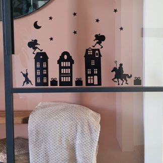 Raamsticker sinterklaas herbruikbaar