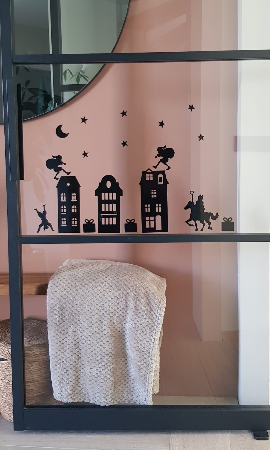 Raamsticker sinterklaas herbruikbaar